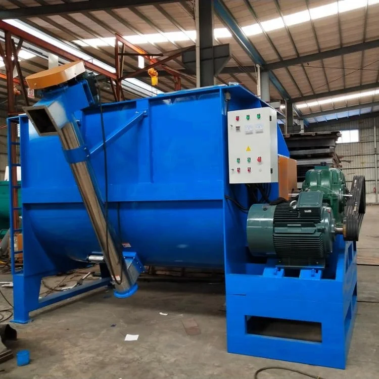 
10000L 5000KG modified plastics horizontal powder mixer machine 
