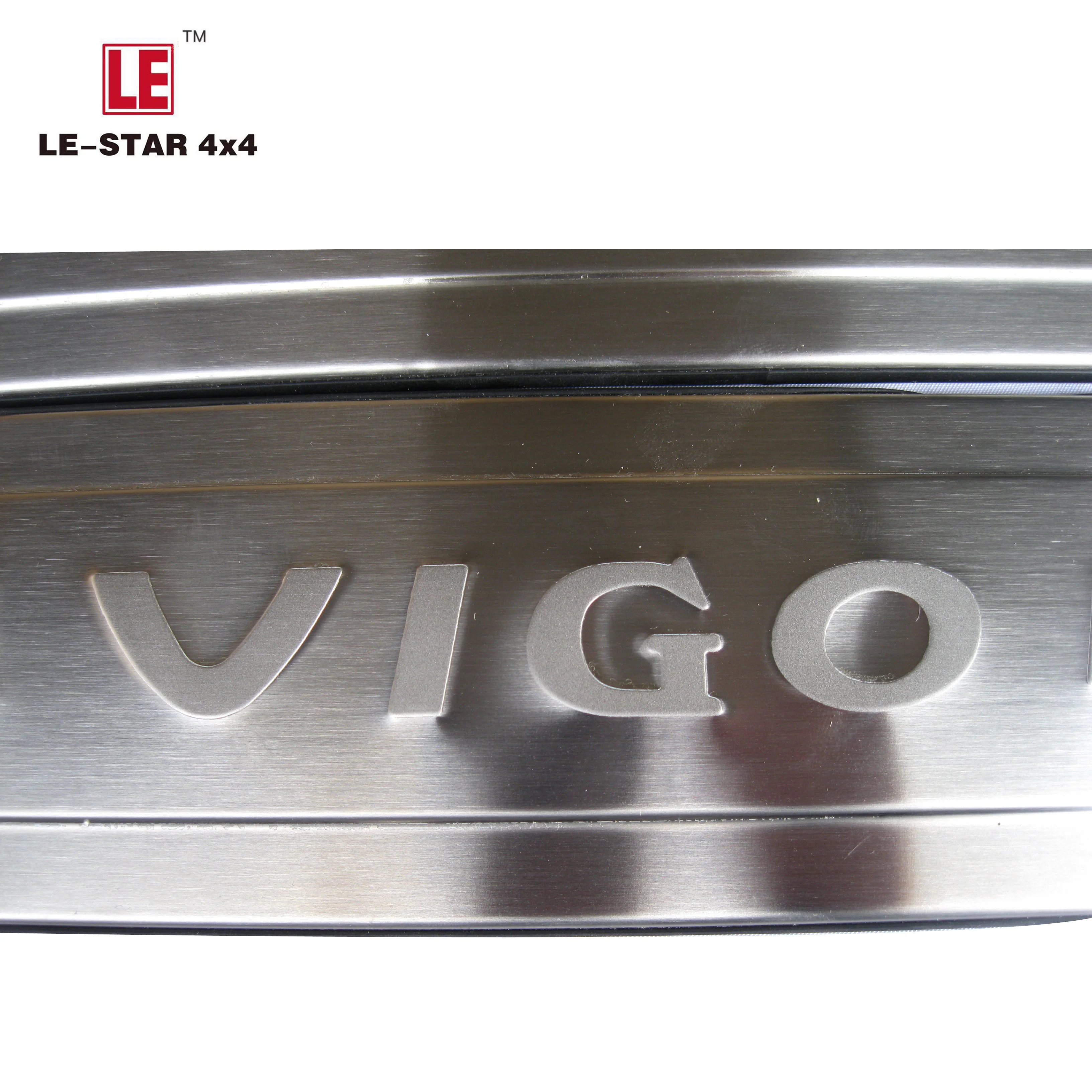 LE-STAR 4X4 AUTO SPARE PARTS DOOR SILLS PLATE MOVING SILL SCUFF PLAT FOR HILUX VIGO