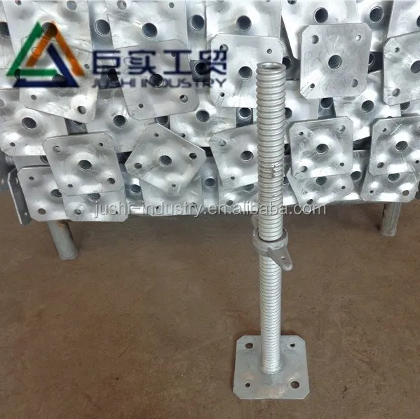 scaffolding adjustable base jack scaffold spindle screw jack for construction