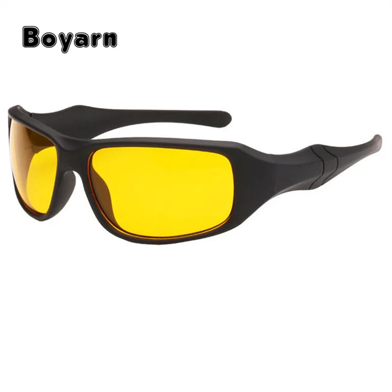 Brand Day Night Vision Drivers Sunglasses  Night Light Driving Glasses Men Yellow Lens Night Vision Sun Glasses