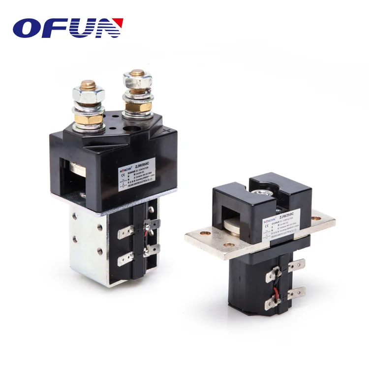 
OFUN Hot Sell Electrical Car Parts Dc Contactor 48V 12V 200A 500A Relay 