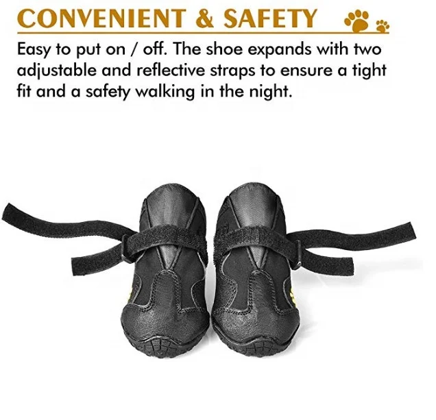 Waterproof Dog Shoes Dog Outdoor Shoes  for Pet Rain Boots Labrador Husky Shoes for Medium to Large Dogs