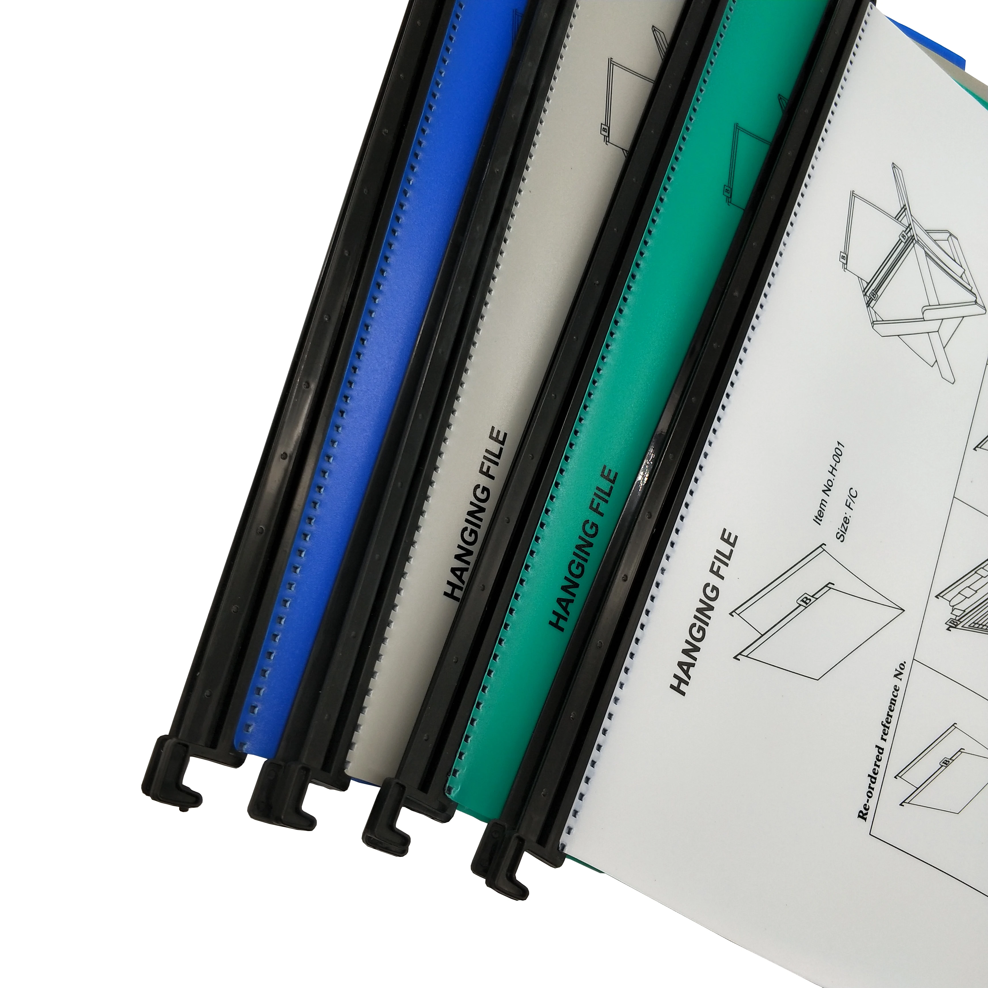 
FC Size High Quality PP Hanging File Folder Office Suspension Files 