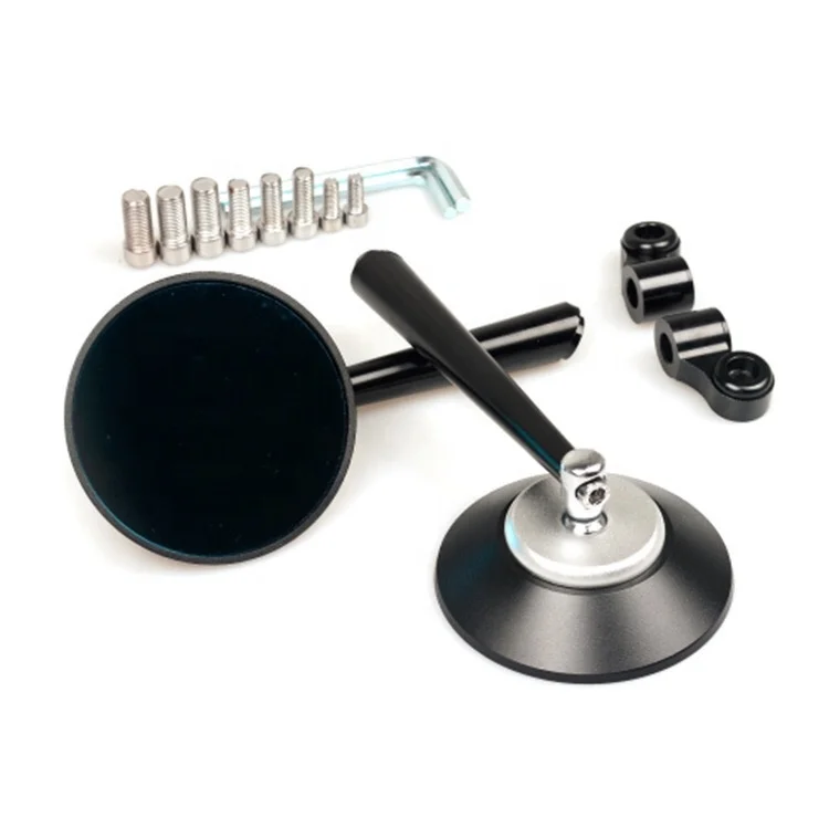 Motorcycle Parts Modified High Quality CNC Aluminum Straight Round Rear View Mirror