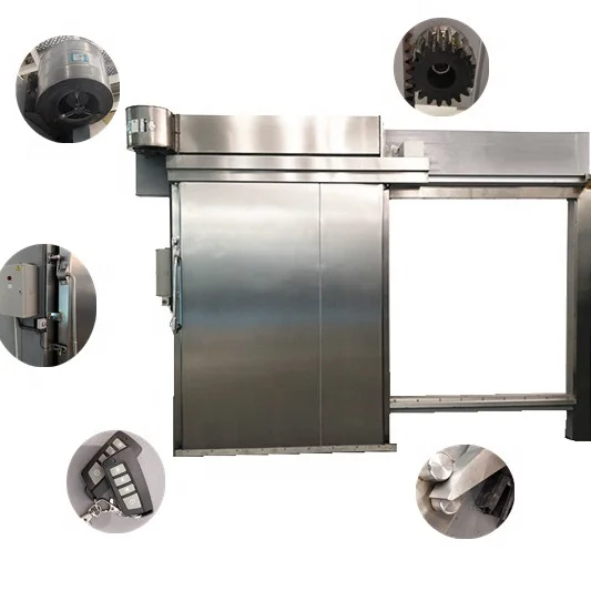 cold room door for meat plant and slaughterhouse