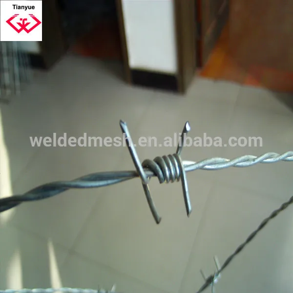 galvanized barbed wire, high security fence barbed wire