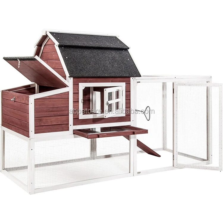 Pet Rabbit Hutch Wooden House Chicken Coop for Small Animals