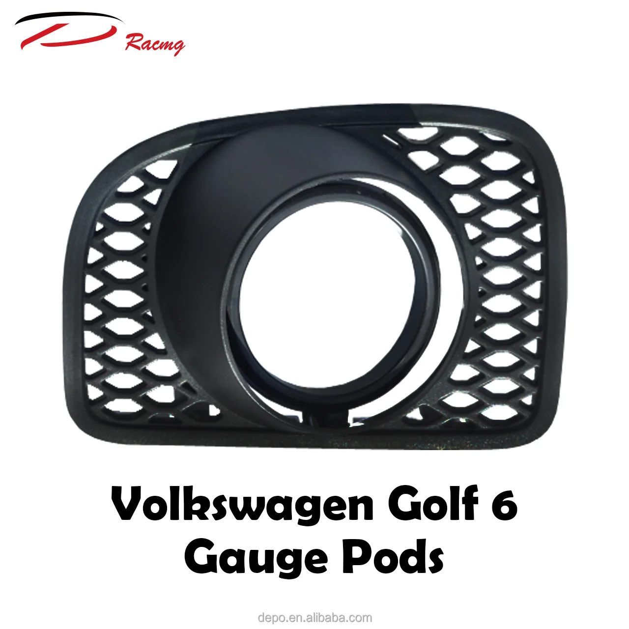 52mm black AIR Vent Gauge Holder Pod adapter for VW