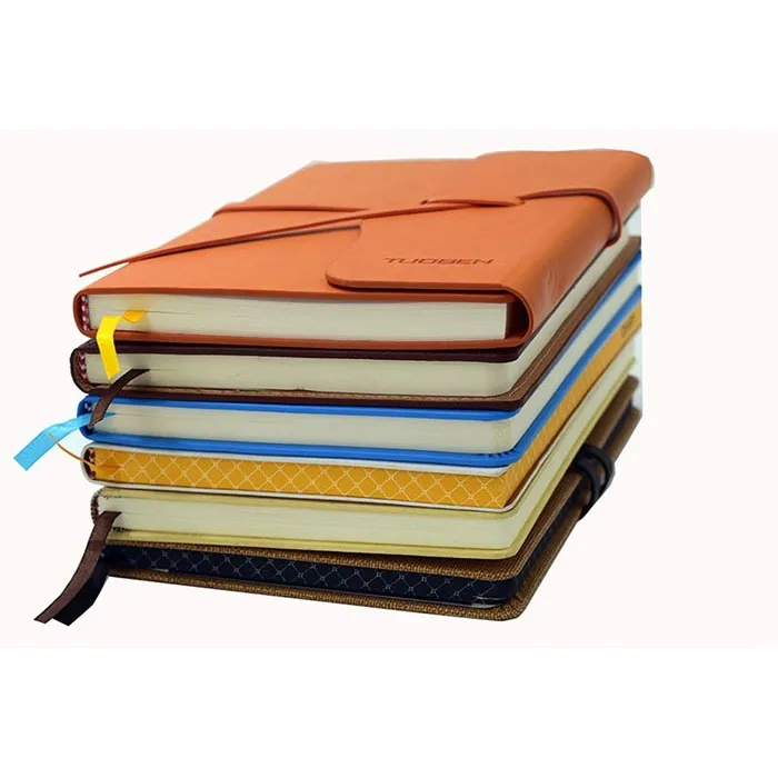 
2019 Custom logo A5 paper dairy hardcover pu leather note book 