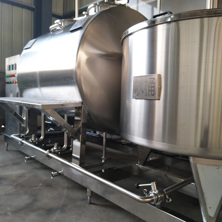 Небольшая полуавтоматическая система мойки напитков/молочных продуктов/пивоварни