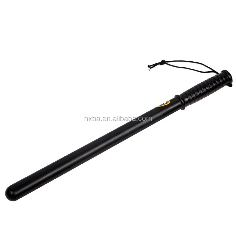 
high quality 50cm plastic police baton with string PP ABS PC tonfa baton 