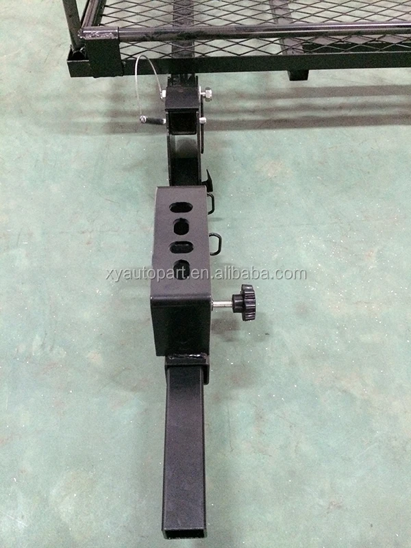 Heavy Duty hitch Luggage Carrier Cargo basket with two hitch ball