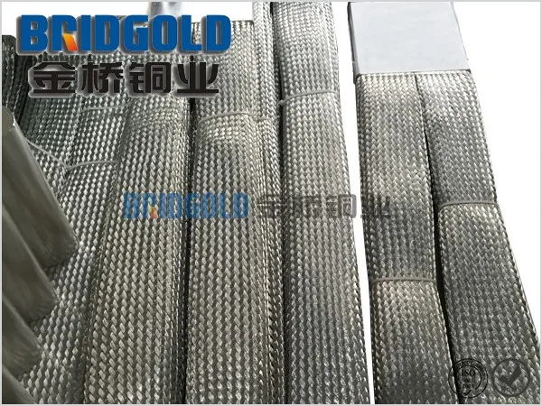 Сильноточной плоский плетеный шунтов 1000A