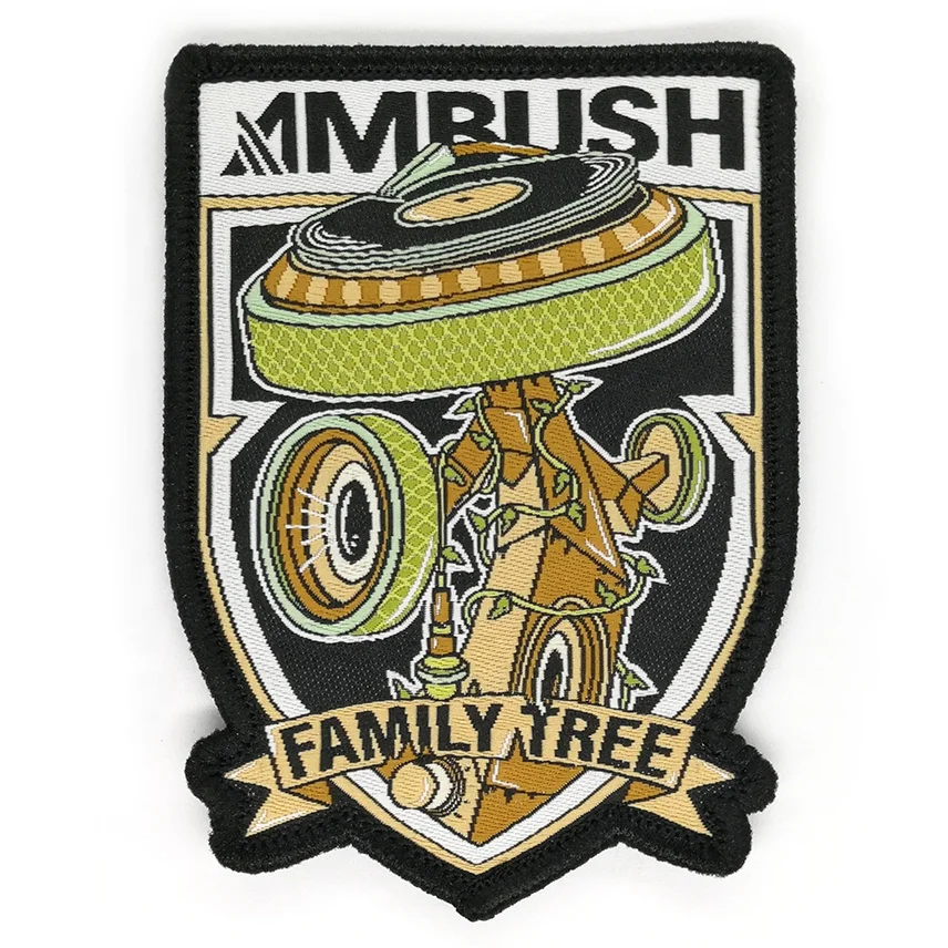 Wholesale Heat Transfer Custom Embroidered Iron on Patches