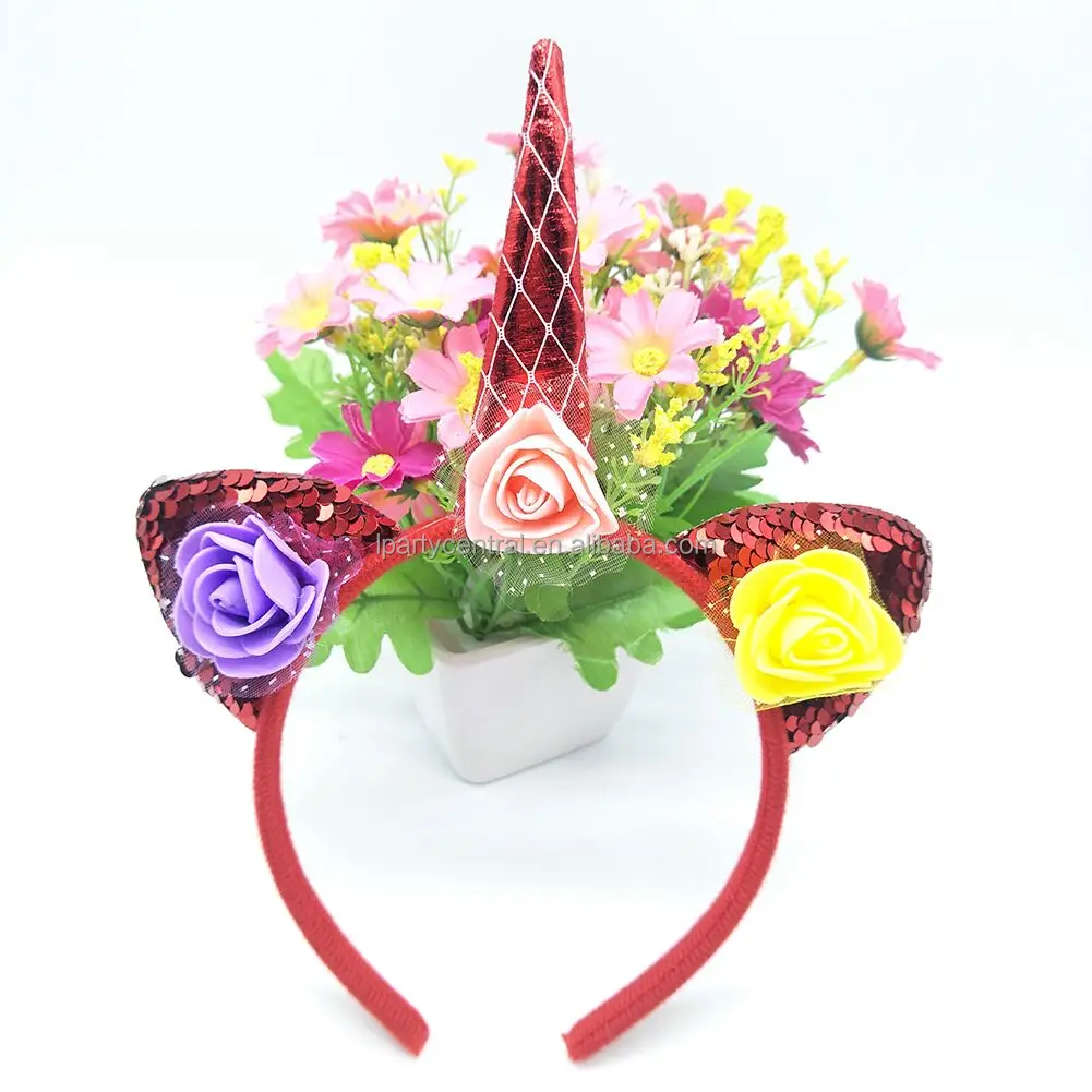 2018 New Design Little Pony Unicorn Headband For Kids Girl LP3194