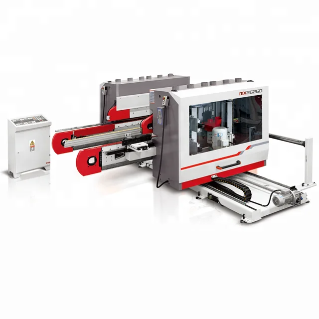 VH-MX21024B High Efficiency Laminate MDF Floor Click Profile  CNC Double End Tenoner