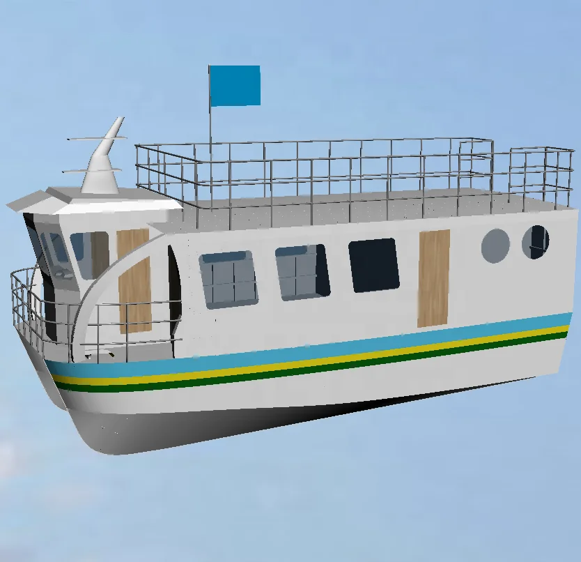 12m marine aluminum alloy 30 persons tourist passenger boat for inshore