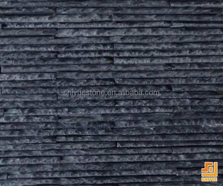 Black Slate Waterfall Panel