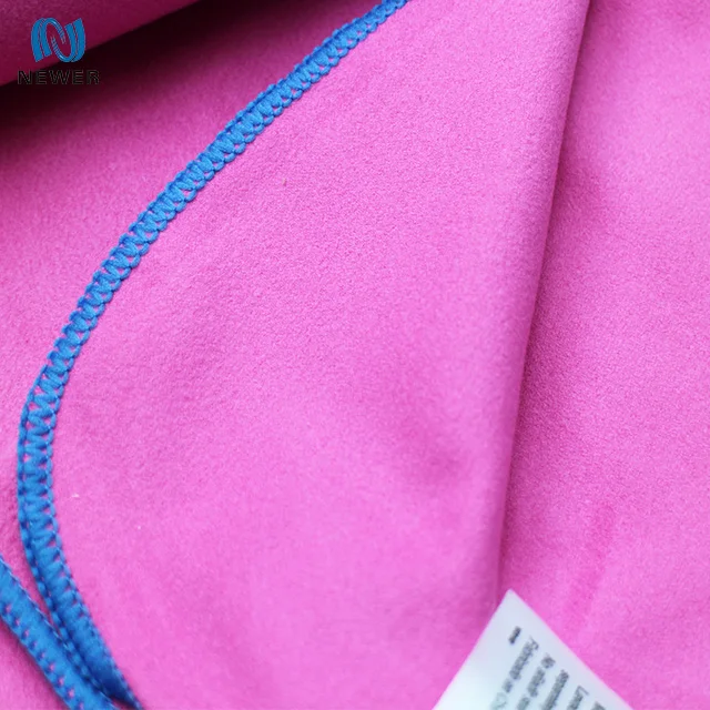 
Wholesale oem spain japan malaysia german large thick custom double face suede microfiber towel fot beach travel sports 