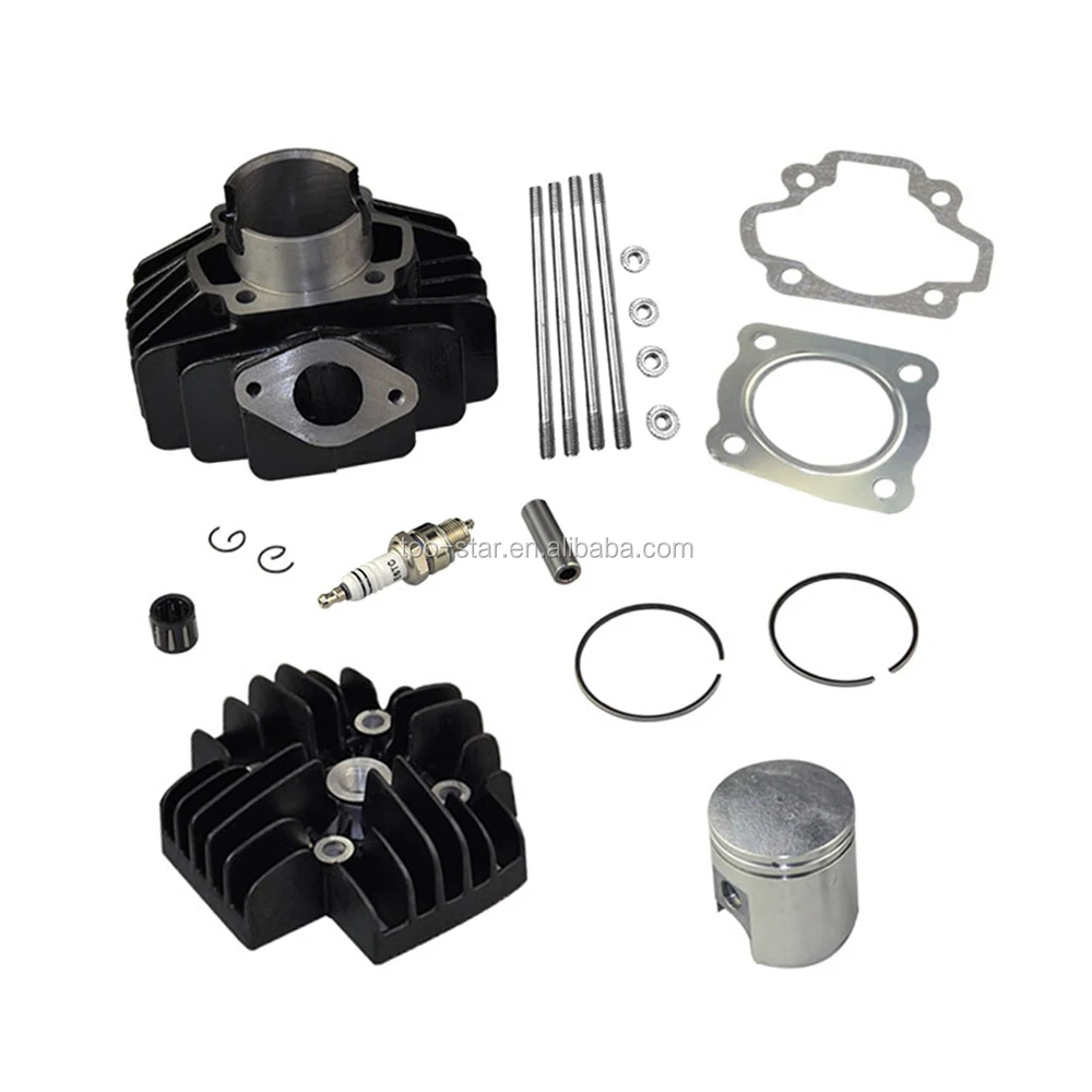 
60CC BIG BORE KIT SET CYLINDER 81-09 For Yamaha PW50 QT60 Dirt Bike 