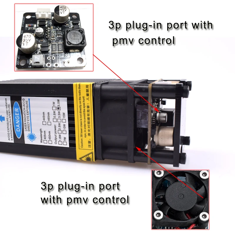 
Receiver Rgb 5.5W Laser Module 