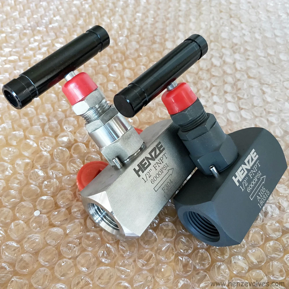 
Female Threaded Needle Valve FNPT NPT BSP--F SS A105 F304 F316 SAF2205 SAF2507 