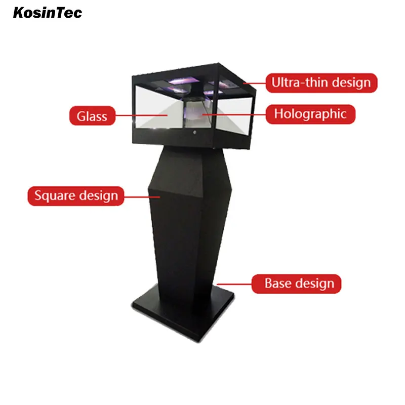 high quality HD screen 3d hologram projector