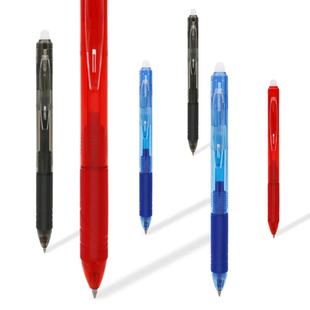 Clicker retractable erasable pens Colored erasable ballpoint Pens ideal for student Drawing and Easy Correction