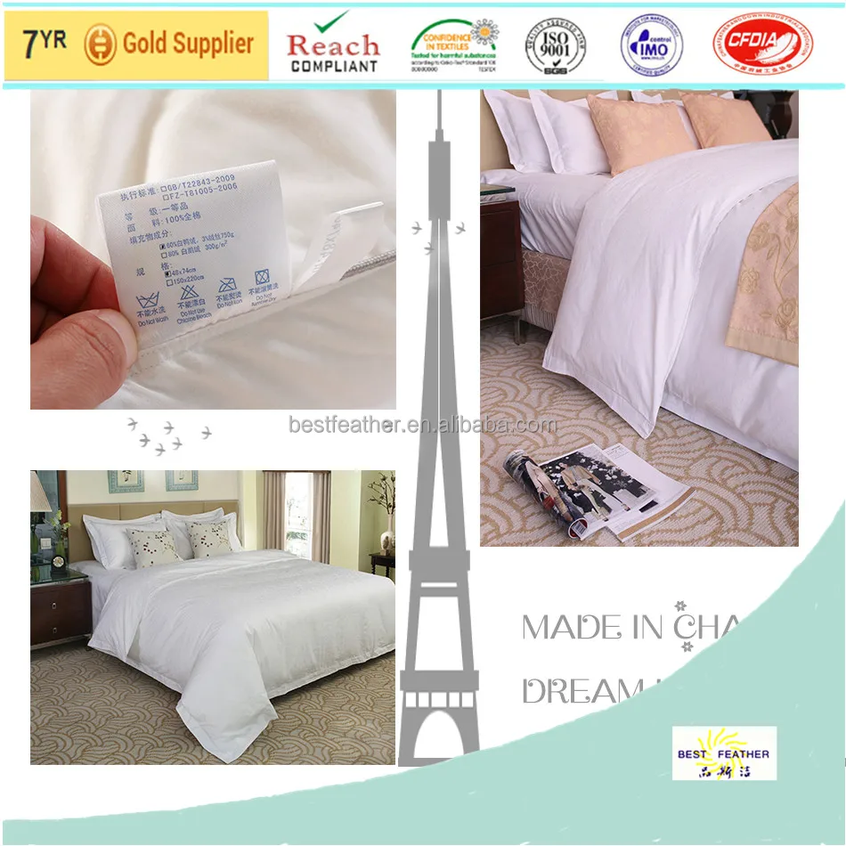 Сертифицированная Подушка Oeko-Tex из белого гусиного пуха подушка утиного