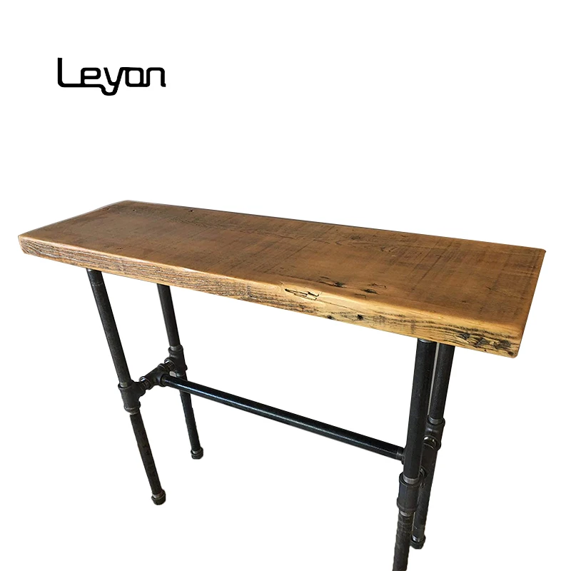 Wall mounted 1/2' malleable iron retro flanges carbon steel pipe nipple for black pipe and wood furniture diy