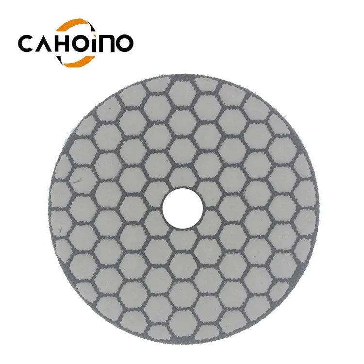 4 Inch Diamond Dry  Granite Marble Buffing And Polishing Pads For Stone