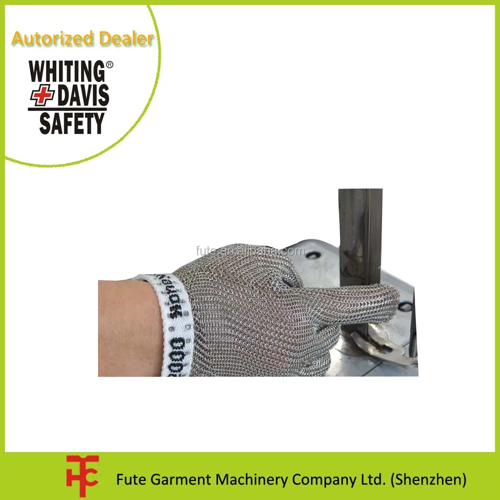 
Five Fingers France Honeywell Whiting Davis Stainless Steel Mesh Safety Gloves 