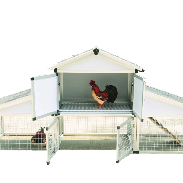 Made in China factory direct sale outdoor aluminum chicken house hen chicken coop