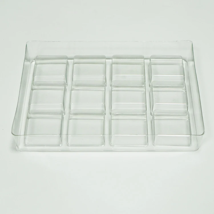 Food-grade Clear Plastic Cookie Inserted Box Blister Chocolate Packaging Tray