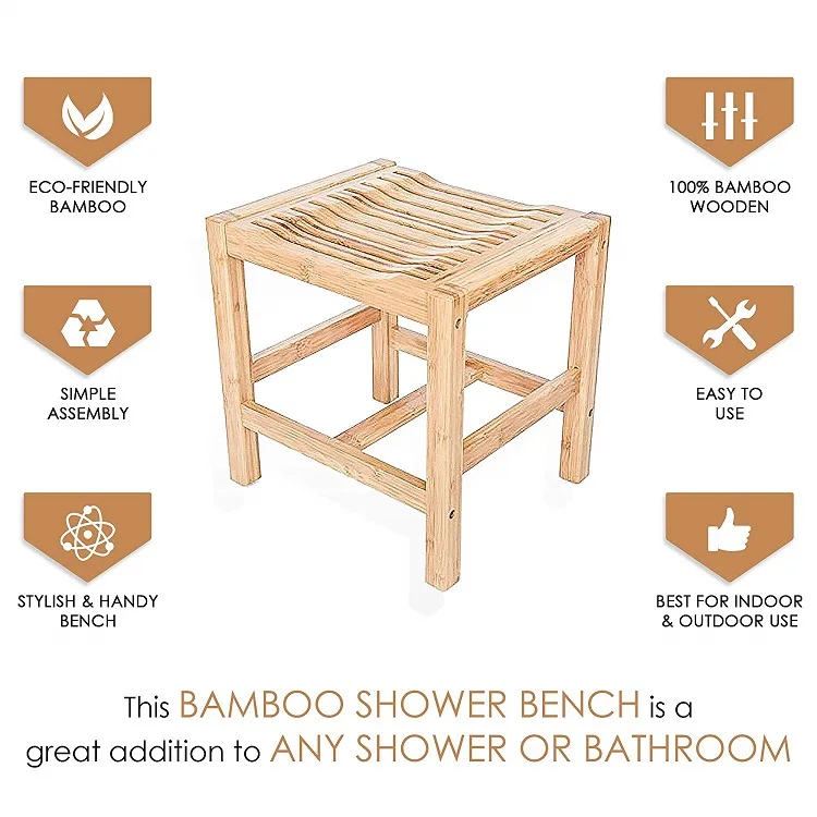 World best selling products teak shower stool