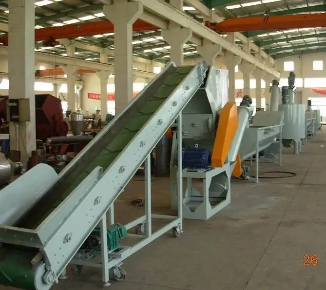 
waste pp pe hdpe/ldpe film crushed plastic recycling production line in bangladesh 