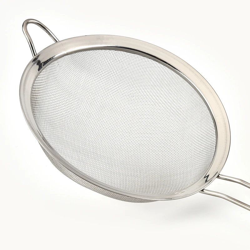 Stainless Steel Fine Mesh Strainer with Non-Slip Silicone Handles Strainers, Colanders and Sifters