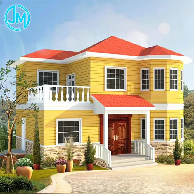 Prefabricated Rural Villa With Light Steel Frame