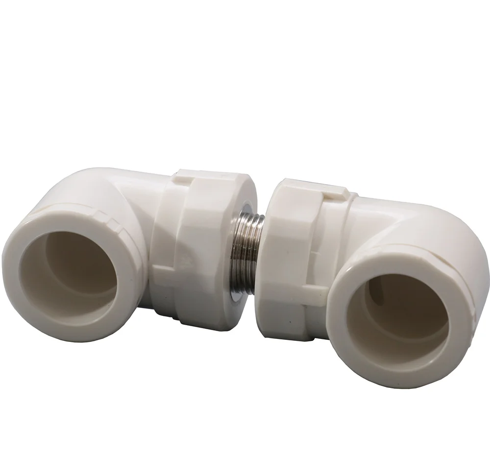 
Customized Fitting/reducing Plastic Tube Connect China Gold Manufacturer Ppr Double Elbow Pipe Fittings 
