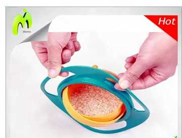 High Quality Baby 360 Rotating Anti Spill Proof Gyro Bowl- Baby Bowls