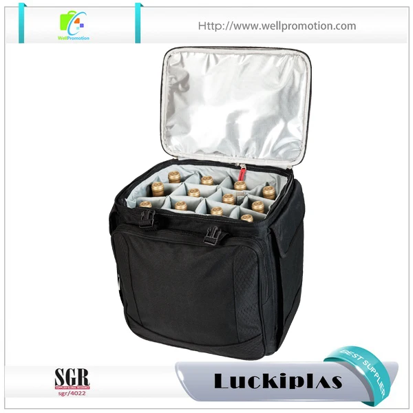 Custom rolling cooler, outdoor thermal soft insulated food delivery cooler bag on wheels
