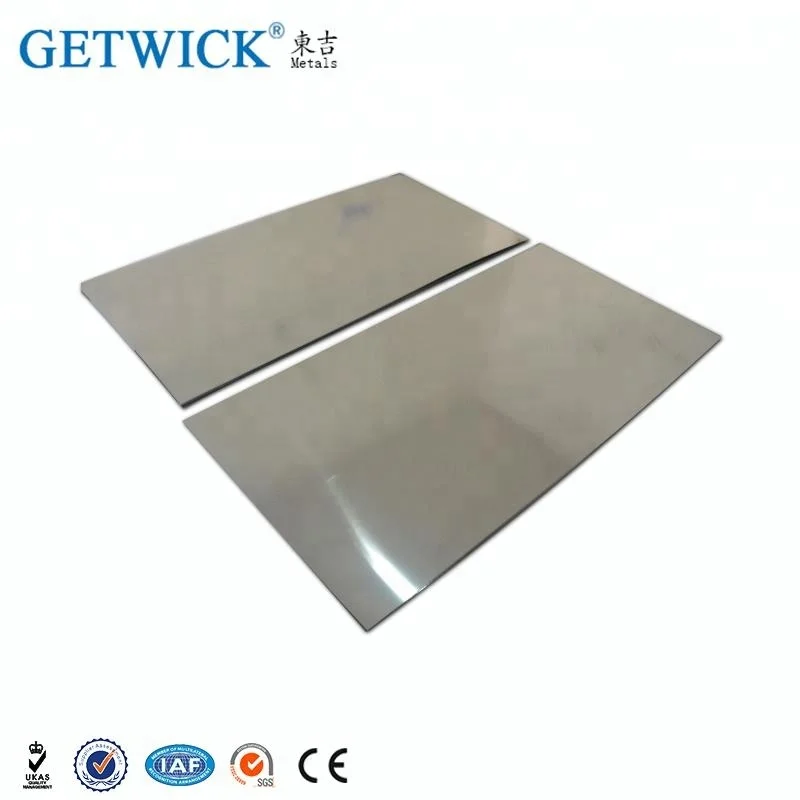 Manufacturer price Thick Tungsten Plate wolfram sheet for selling