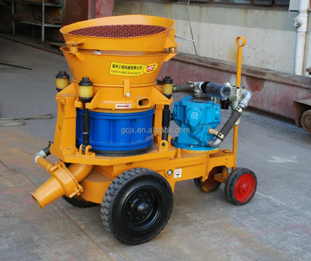 PZ-5A air motor dry shotcrete machine