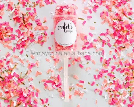 DIY push-pop конфетти для свадебных конфетти poppers pop