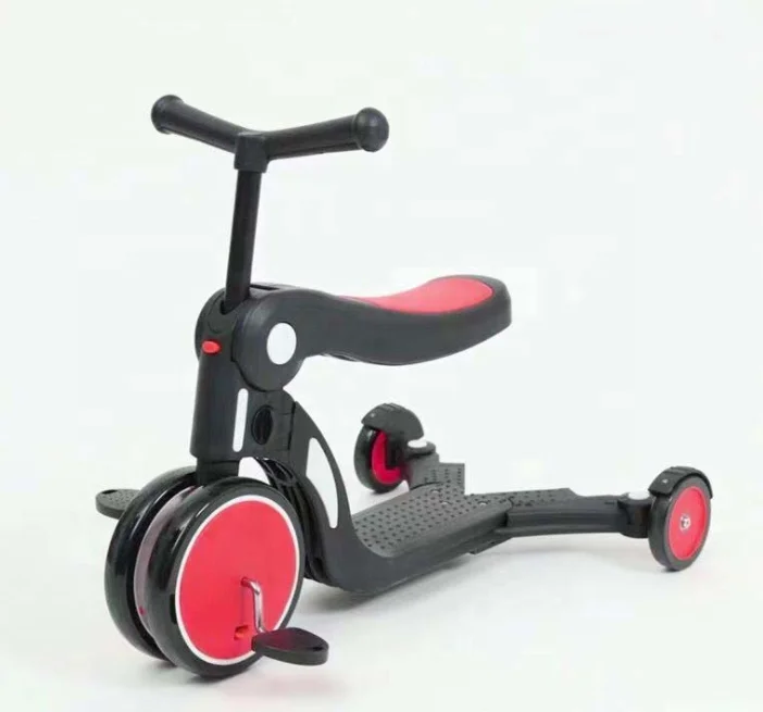 2019 Three modes of baby scooter kids Balance car baby tricycle