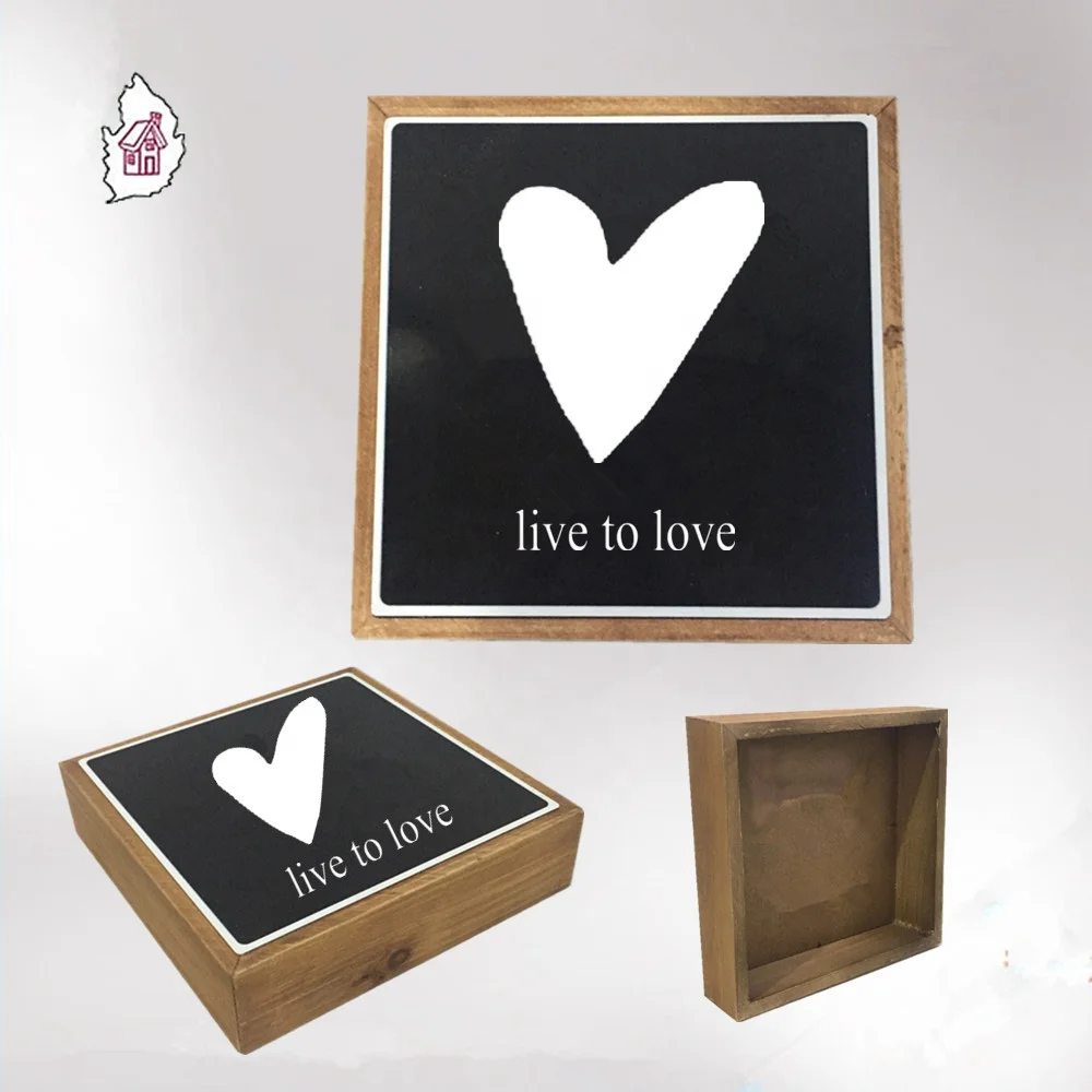 10x4 Rustic Custom wooden wall box sign