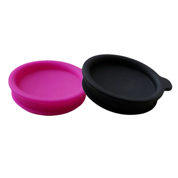 Стеклянная банка для хранения без БФА, силиконовая крышка для бутылки