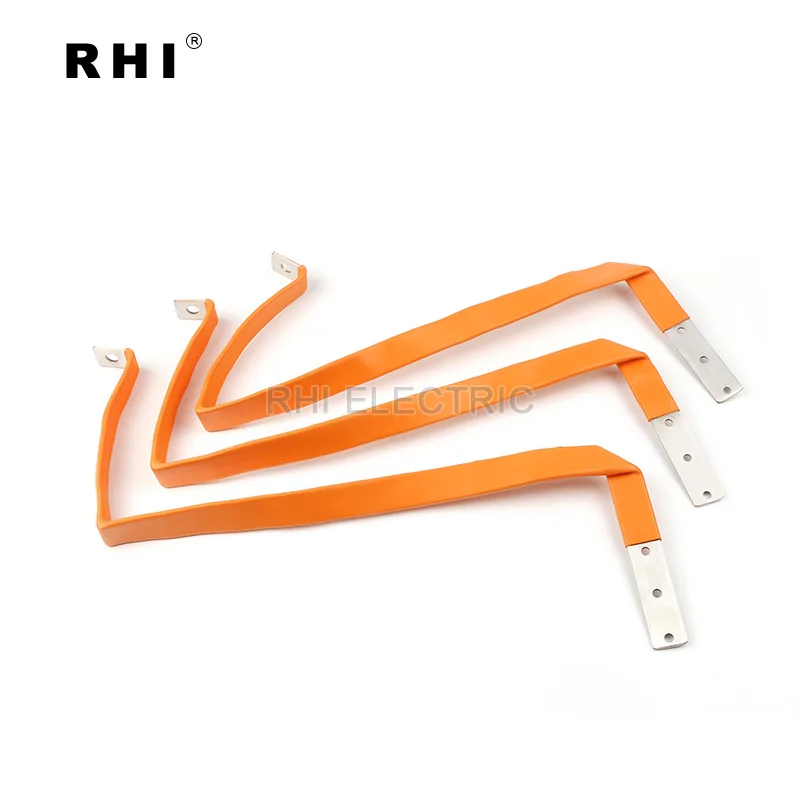 High tensile strength copper laminated flexible insulated bus bar contactor for electric lifter