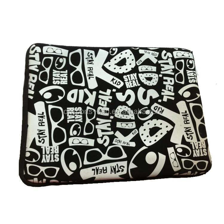 2022 полностью защищенный от пыли Чехол для компьютера с принтом бархатная внутренняя прочная неопреновая сумка ноутбука двойной