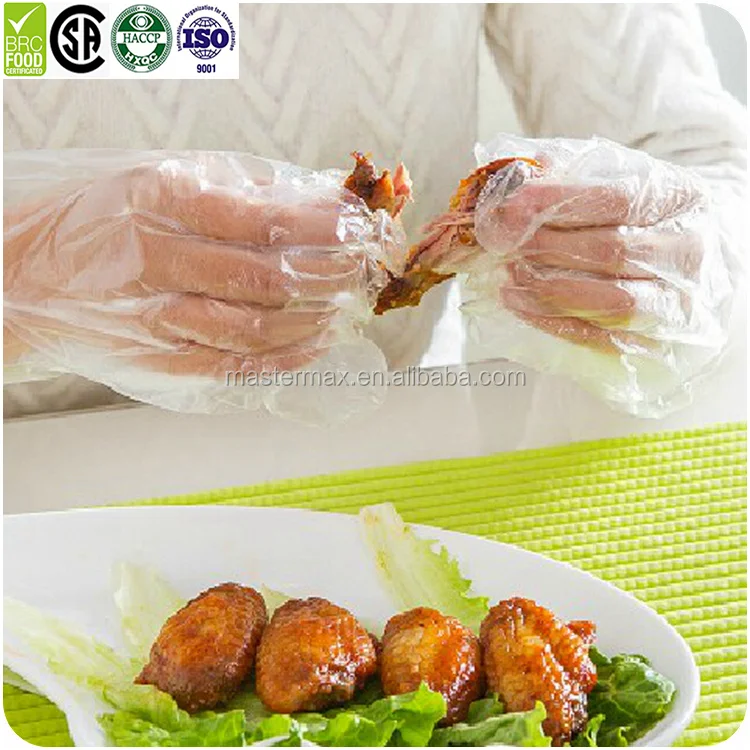 
one time usage Disposable Safety PE Hand Plastic Glove 